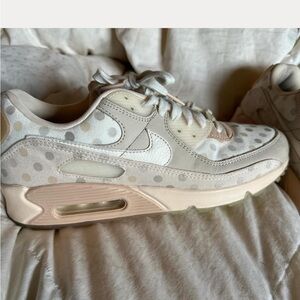 Men’s 2021 Air Max 90 NRG 'Venn Diagram - Shimmer Polka' Cream/White/Pink
